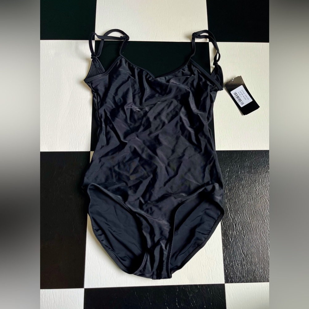 NWT! THEATRICALS ADJUSTABLE STRAP CAMISOLE DANCE LEOTARD